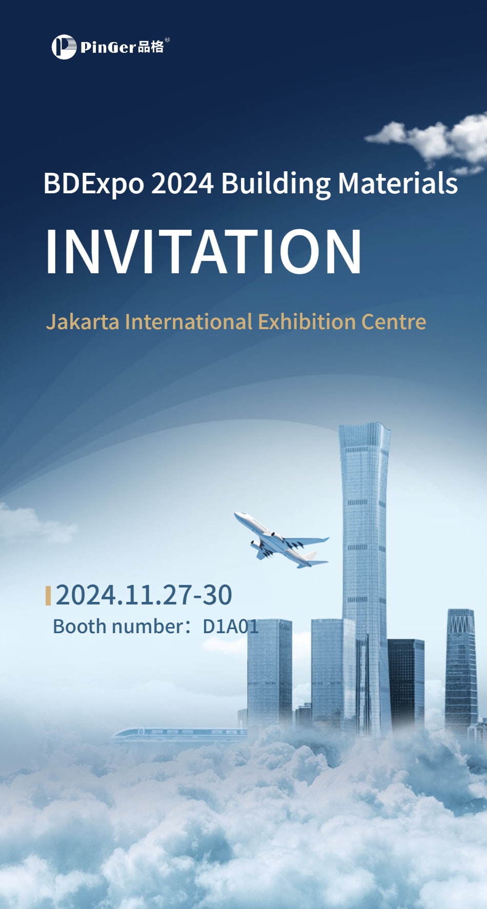  INVITATION | BDExpo Indonesia 2024 Building Materials