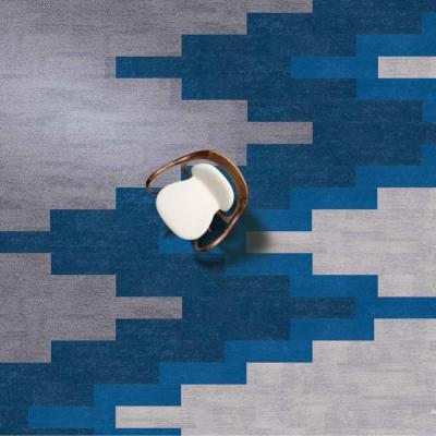 Produttore cinese PinGer Interweave Commercial Carpet  Eco-friendly Backing Flooring Interlocking Carpet Tile