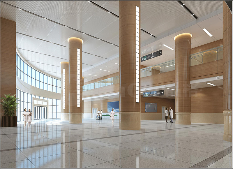 Applicazione del rivestimento murale in vinile rigido PinGer® nell'ospedale centrale di Wuhan