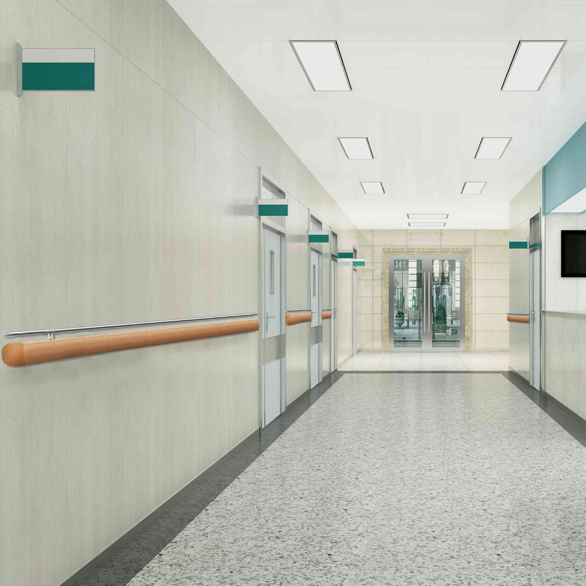 Tubo in acciaio inossidabile serie altezza 200 mm con corrimano di protezione a parete